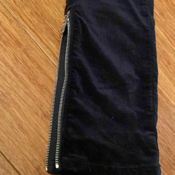 Rag & Bone women’s 10 in Capri - black velvet - size 26 - skinny - Picture 7 of 9